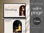 Sales Page Canva Template