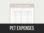 Pet Expenses
