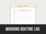Morning Routine Log