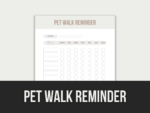 Pet Walk Reminder
