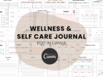 Editable Self-Care Planner Template