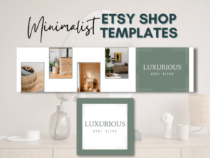 Minimalist Etsy Shop Templates
