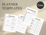 Money Mindset Planner Canva