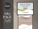 Webpage Canva Template