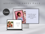 Classic Canva Sales Page Template