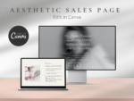 Minimalist Canva Sales Page Template