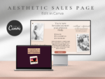 Canva Sales Page Template