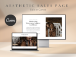 Canva Website Sales Page Template