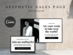 Sales Website Page Canva Template