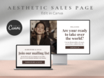 Sales Page Canva Template