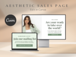 Sales Page Canva Template