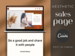 Canva Website Template