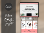 Canva Website Template