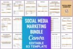 Social Media Marketing Bundle Canva