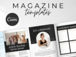 Magazine Page Canva Templates