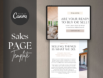 Sales Page Canva Template
