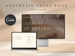 Sales Page Canva Template