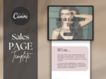 Sales Page Canva Template